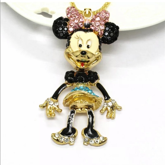 Betsey Johnson Jewelry - Disney Minnie Mouse necklace betsey Johnson